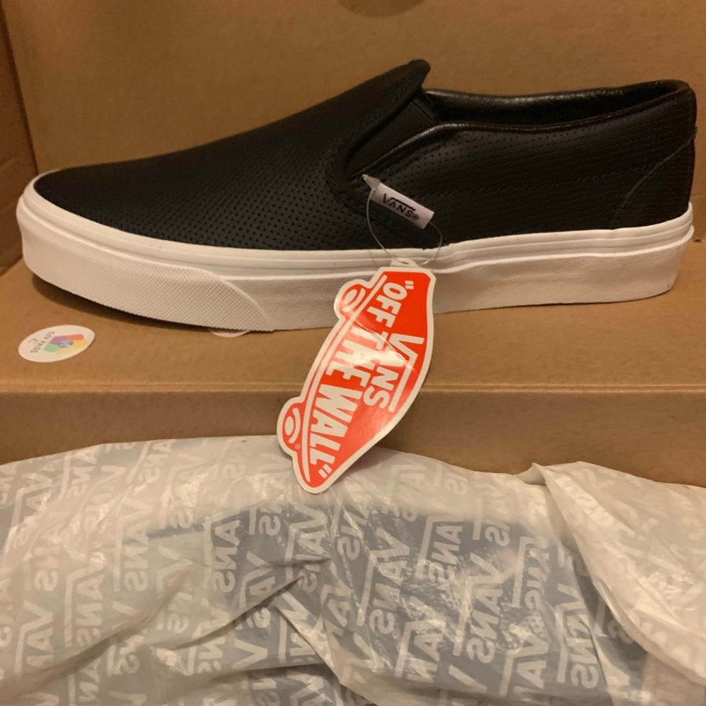 Black Classic Slip Ons